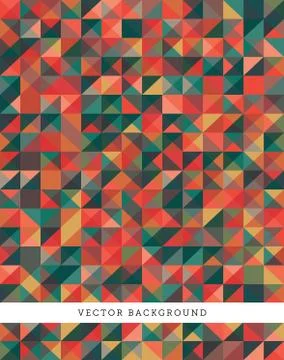 Abstract Pixel Background Stock Illustration