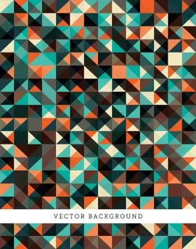 Abstract Pixel Background Stock Illustration