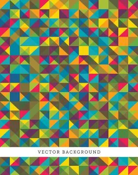 Abstract Pixel Background Stock Illustration