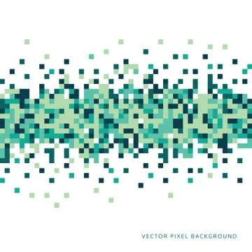 Abstract Pixel Background Stock Illustration