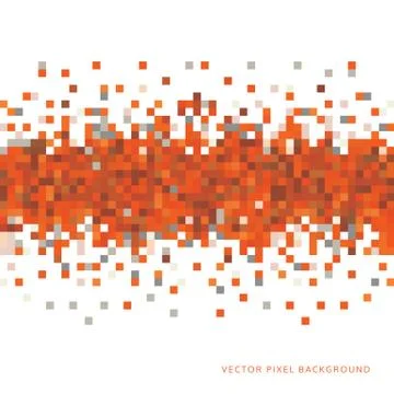 Abstract Pixel Background Illustrazione stock