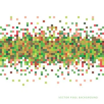 Abstract Pixel Background Stock Illustration