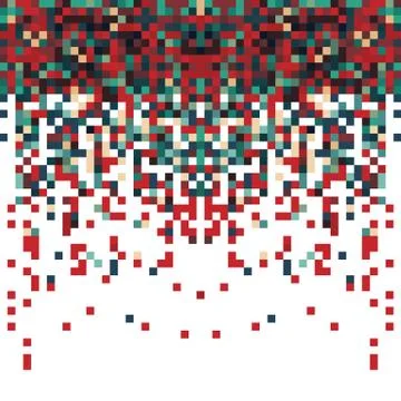 Abstract Pixel Background Stock Illustration