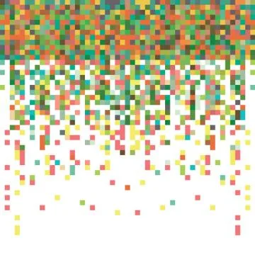 Abstract Pixel Background Stock Illustration