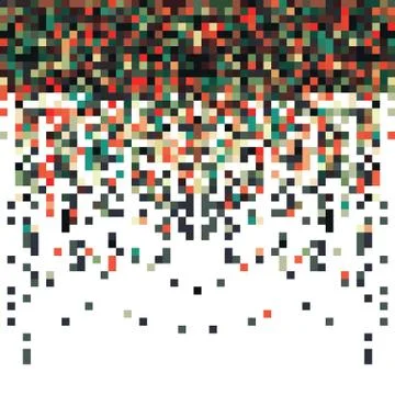 Abstract Pixel Background Stock Illustration