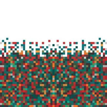 Abstract Pixel Background Stock Illustration