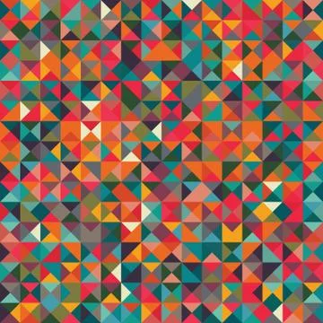 Abstract Pixel Background Stock Illustration
