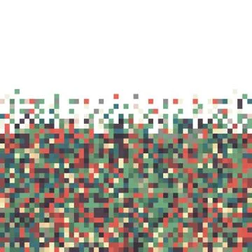 Abstract Pixel Background Stock Illustration