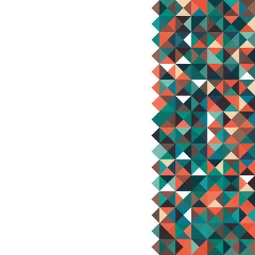 Abstract Pixel Background Stock Illustration