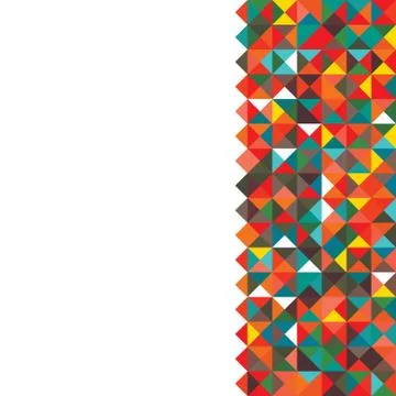 Abstract Pixel Background Stock Illustration