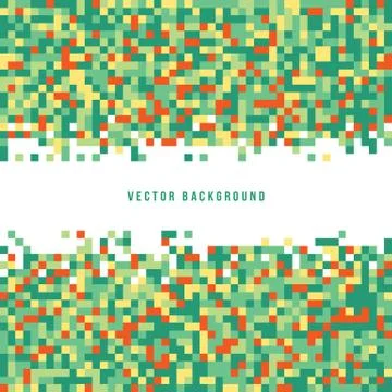 Abstract Pixel Background Stock Illustration