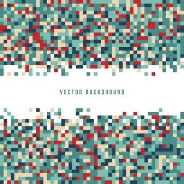 Abstract Pixel Background Stock Illustration