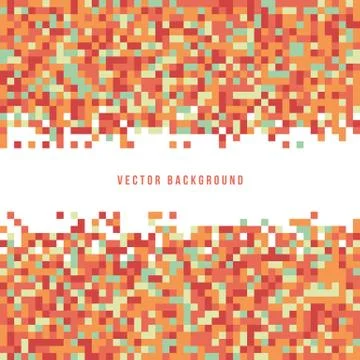 Abstract Pixel Background Stock Illustration