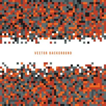 Abstract Pixel Background Stock Illustration