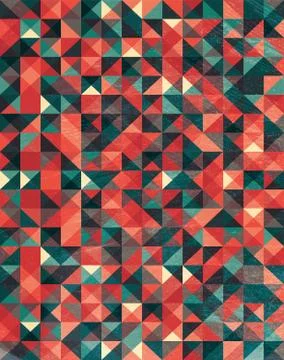 Abstract Pixel Background Stock Illustration