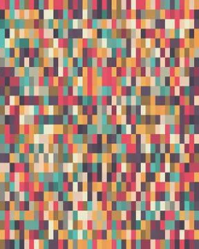 Abstract Pixel Background Stock Illustration