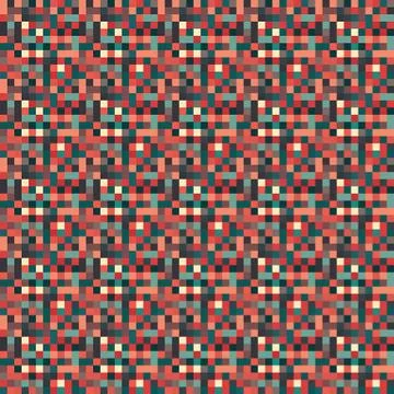 Abstract Pixel Background Stock Illustration