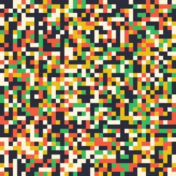 Abstract Pixel Background Stock Illustration