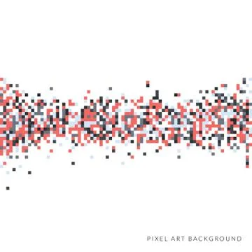 Abstract pixel background Stock Illustration