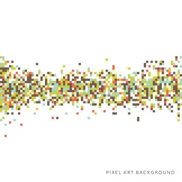 Abstract pixel background Stock-Illustration