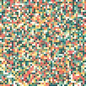 Abstract Pixel Background Stock Illustration