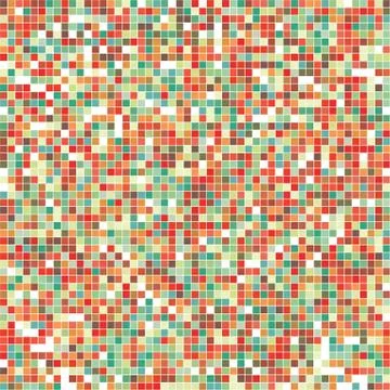 Abstract Pixel Background Stock Illustration