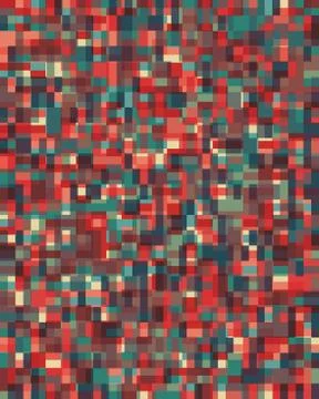 Abstract Pixel Background Stock Illustration