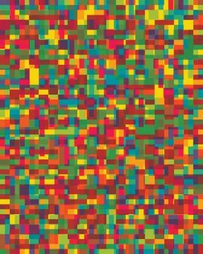 Abstract Pixel Background Stock Illustration