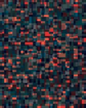 Abstract Pixel Background Stock Illustration