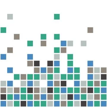 Abstract Pixel Background Stock Illustration
