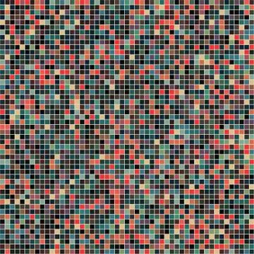 Abstract Pixel Background Stock Illustration