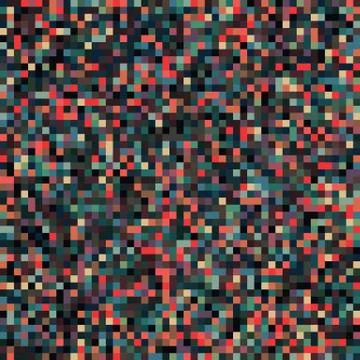 Abstract Pixel Background Stock Illustration