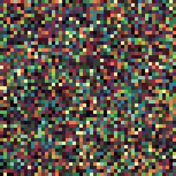 Abstract Pixel Background Stock Illustration