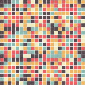 Abstract Pixel Background Stock Illustration