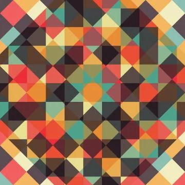 Abstract Pixel Background Stock Illustration