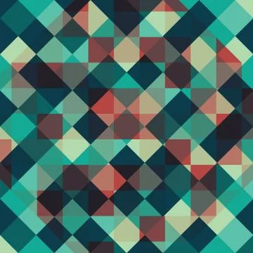 Abstract Pixel Background Stock Illustration