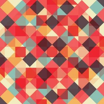 Abstract Pixel Background Stock Illustration