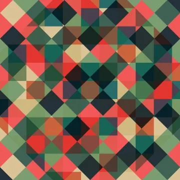 Abstract Pixel Background Stock Illustration