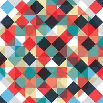 Abstract Pixel Background Stock Illustration