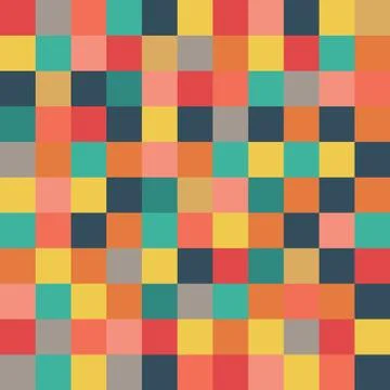 Abstract Pixel Background Stock Illustration