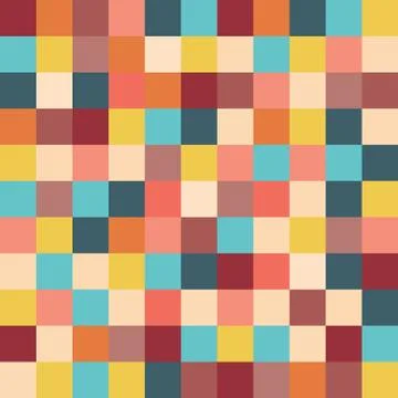 Abstract Pixel Background Stock Illustration
