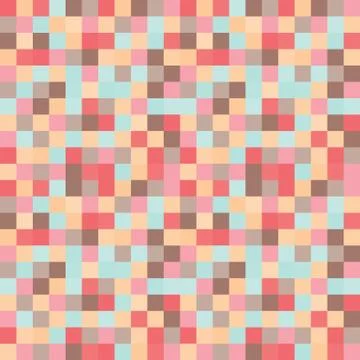 Abstract Pixel Background Stock Illustration