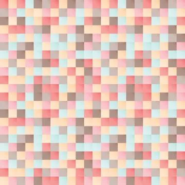 Abstract Pixel Background Stock Illustration