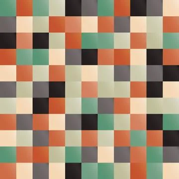 Abstract Pixel Background Stock Illustration