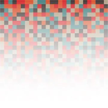 Abstract Pixel Background Stock Illustration