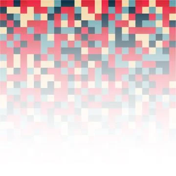 Abstract Pixel Background Stock Illustration