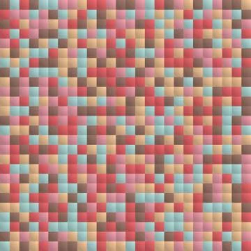 Abstract Pixel Background Stock Illustration