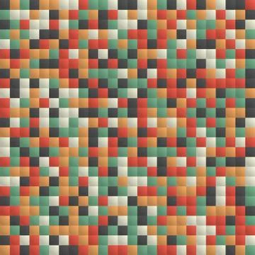 Abstract Pixel Background Stock Illustration