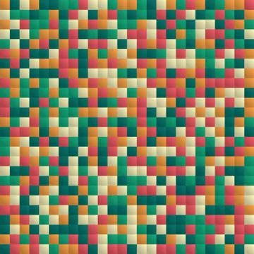 Abstract Pixel Background Stock Illustration