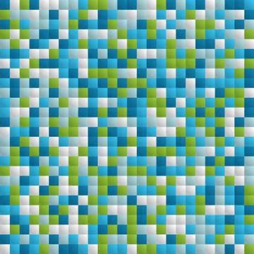 Abstract Pixel Background Stock Illustration